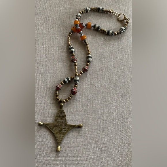 26 inch Brass bead necklace NWOT - Picture 7 of 16